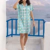 Matilda Hand Block Printed Shirt Dress