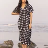 Maya Memsaab Black Modal Kaftan Dress