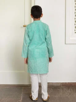 Mayur Organic Cotton Block Printed Long Kurta