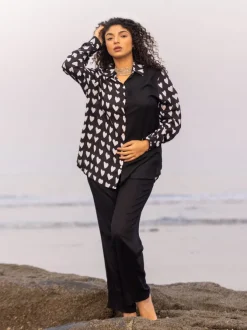 Memsaab Black Co-ord Set of 2