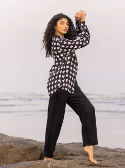 Memsaab Black Co-ord Set of 2