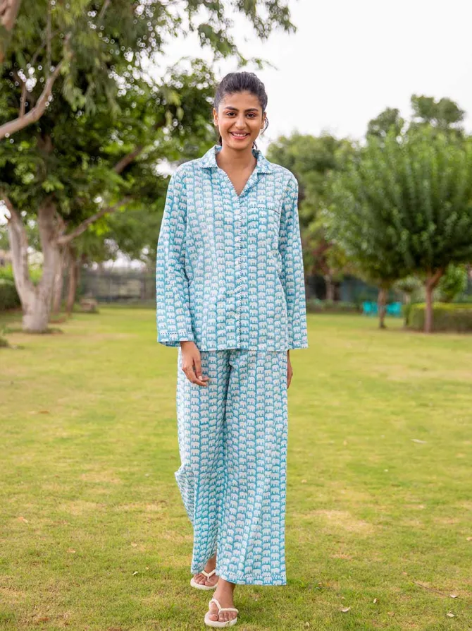 Mera Pyara Haathi Soft Cotton Pyjama Set