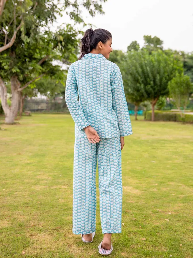 Mera Pyara Haathi Soft Cotton Pyjama Set