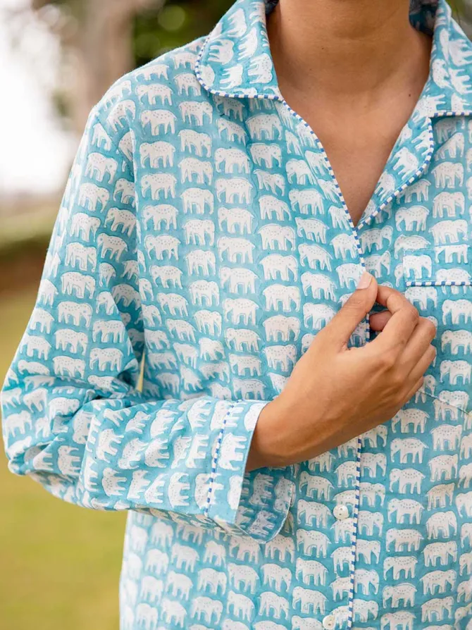 Mera Pyara Haathi Soft Cotton Pyjama Set