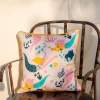Mermaid Love Cotton Cushion Cover