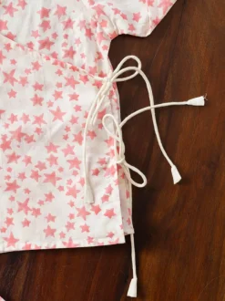 Milky Way Organic Cotton Block Printed Angrakha Set