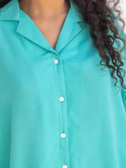 Mint Solid Turquoise Shirt
