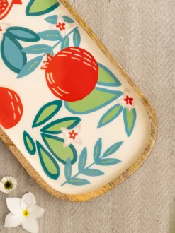 Mirasol Lake Long Wooden Platter