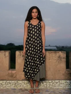 Morocco Asymmetrical Sleeveless Dress