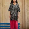 Mosaic Oversized Long Shirt
