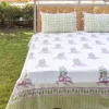 Mrinmayee Block Printed Cotton Bedsheet