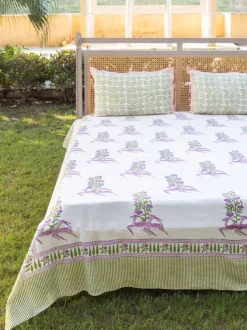 Mrinmayee Block Printed Cotton Bedsheet