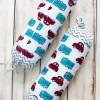 My Red Car Organic Cotton Infant Bolster Cover - Set of 2