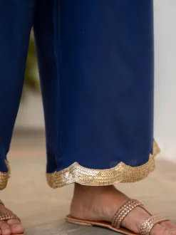 Naqsh Sequin Palazzo Pants