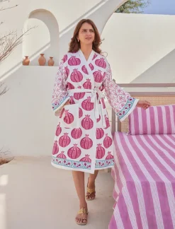 Naranj Waffle Cotton Bath Robe