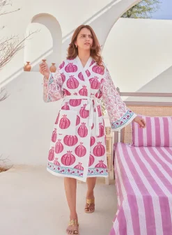 Naranj Waffle Cotton Bath Robe