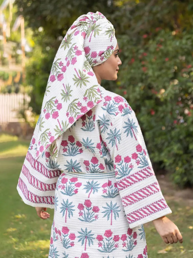 Nargis Waffle Cotton Bath Towel