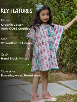 Nemo Organic Cotton Block Printed Kaftan