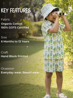 Noddy Organic Cotton Block Printed Co-ord Set