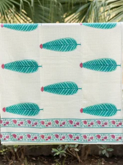 Noor Waffle Cotton Bath Towel