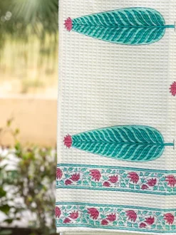 Noor Waffle Cotton Bath Towel