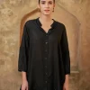 Olive Smocking Top