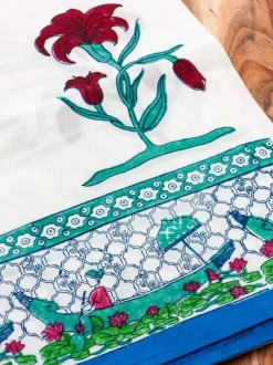 Oonjal Block Printed Cotton Curtain
