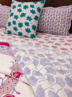 Padmaja Block Printed Cotton Quilt