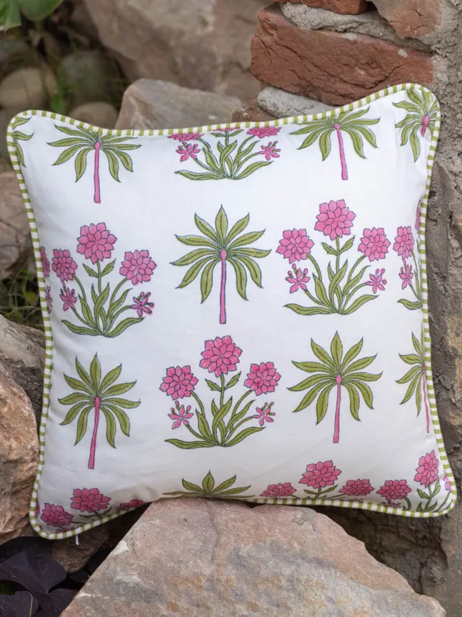 Pamposh Cotton Cushion Cover - 16 Inch