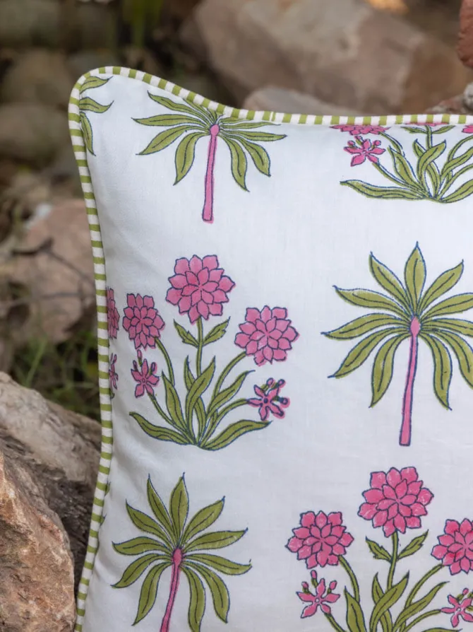 Pamposh Cotton Cushion Cover - 16 Inch