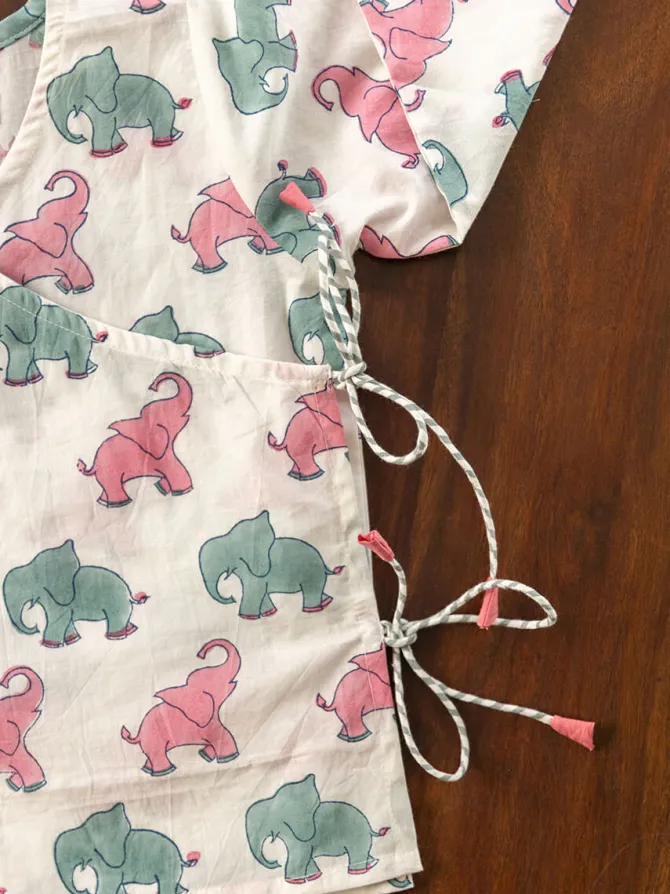Pawprints Organic Cotton Angrakha Set