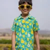 Pear Organic Cotton Block Printed Shirt