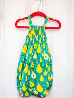 Pear Organic Cotton Block Printed Romper