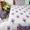 Pinar Block Printed Cotton Bedsheet