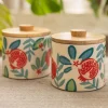 Pinjore Wooden Jar