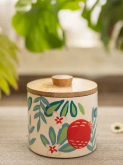 Pinjore Wooden Jar