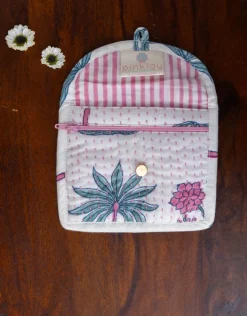 Pink Garden Cotton Wallet