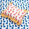 Pink Giraffe Organic Cotton Infant Pillow Cover