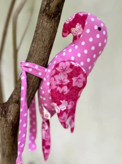 Pink Mithhu Curtain Tie Back/Plush Toy