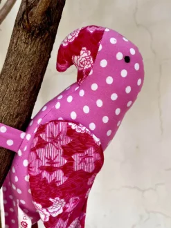 Pink Mithhu Curtain Tie Back/Plush Toy