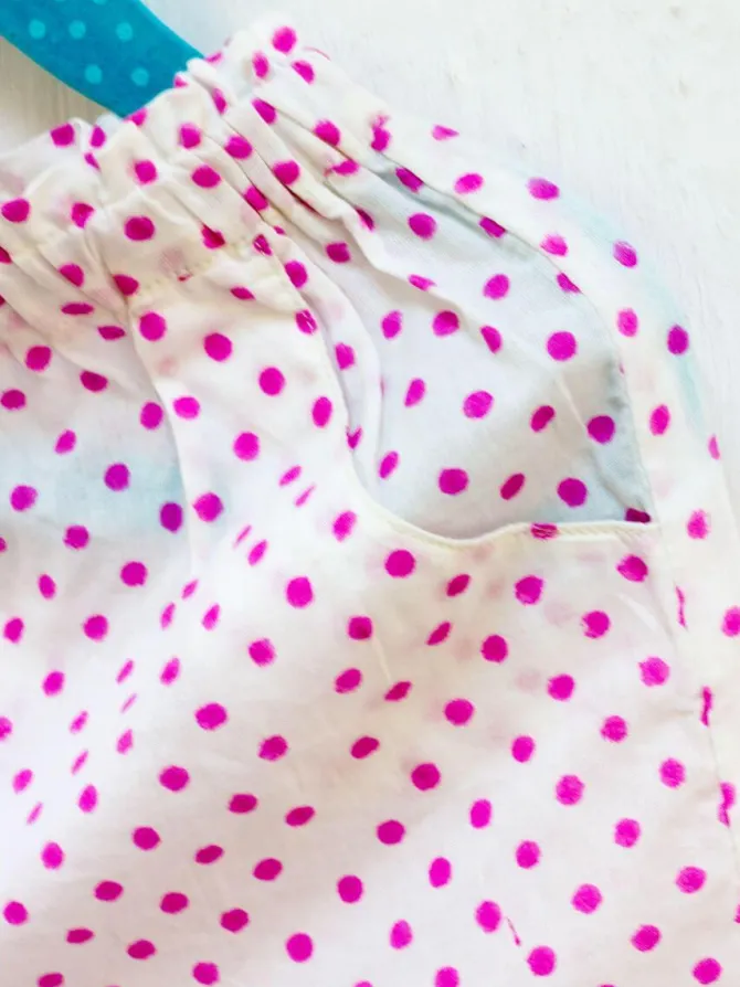 Pink Polka Organic Cotton Comfort Pants