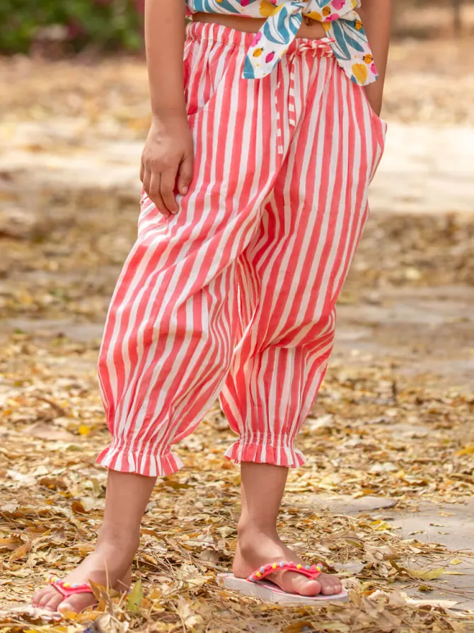 Pink Stripes Comfort Pants