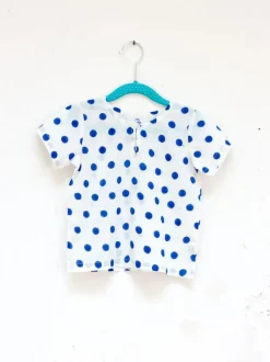 Polka Love Organic Cotton Block Printed Top & Shorts Set