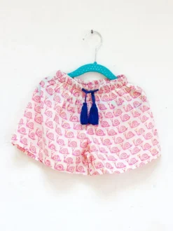 Polka Love Organic Cotton Block Printed Top & Shorts Set