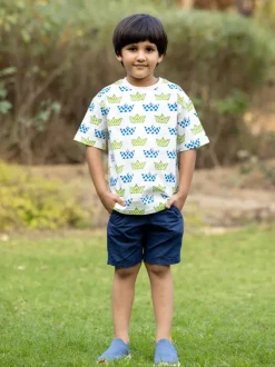 Popeye Organic Cotton Block Printed T-shirt