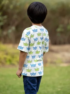 Popeye Organic Cotton Block Printed T-shirt