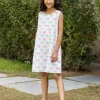 Poppy Organic Cotton Block Printed Dress
