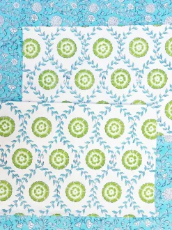 Primrose Block Printed Cotton Table Mats