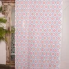 Primrose Hand Block Printed Cotton Curtain
