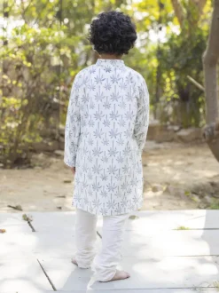 Prithvi Organic Cotton Hand Printed Long Kurta